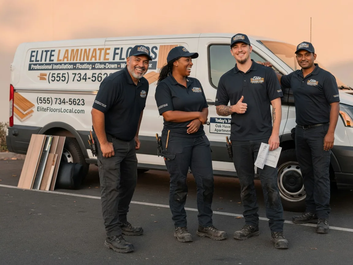 Laminate flooring installation company in Dana, IA